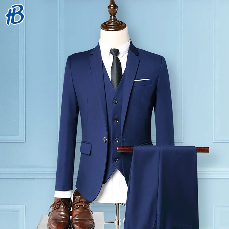 Factory Sale Men 3 Pieces Set Slim Fit Business Suits Wedding Suits for Men, As image
Factory Sale Men 3 Pieces Set Slim Fit Business Suits Wedding Suits for Men, As image