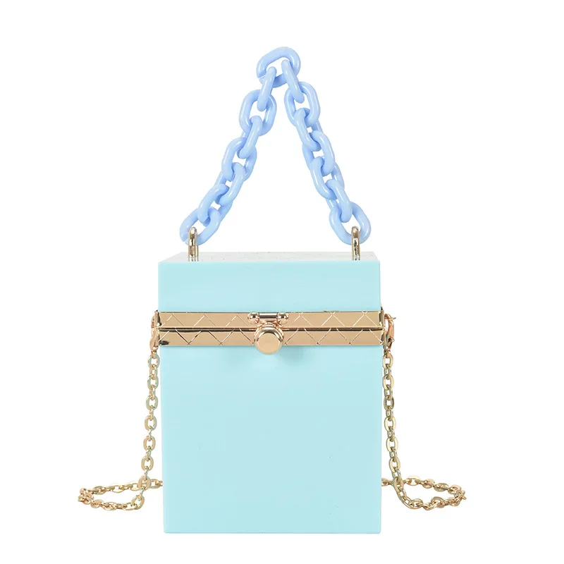 Square Handbags The latest fashion combination candy color acrylic women box chain bags purse
Square Handbags The latest fashion combination candy color acrylic women box chain bags purse