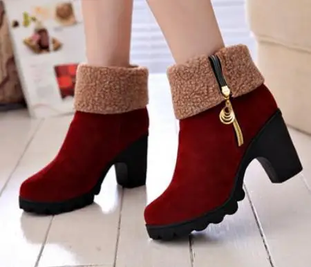 2019 new arrival hot sale sexy ladies suede boots faux fur winter ankle snow boots women shoes block high heels
2019 new arrival hot sale sexy ladies suede boots faux fur winter ankle snow boots women shoes block high heels