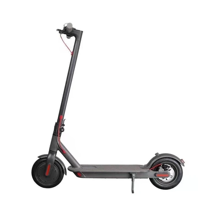 The most popular lightweight foldable motorized and durable two-wheeled scooter 15 to 35 kilometers per hour, Black white 
The most popular lightweight foldable motorized and durable two-wheeled scooter 15 to 35 kilometers per hour, Black white