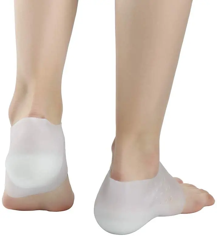Unisex Invisible Heightening Socks Heel Pad Silicone Insole Fashion Foot Massage shoe insole, White , skin,pink
Unisex Invisible Heightening Socks Heel Pad Silicone Insole Fashion Foot Massage shoe insole, White , skin,pink