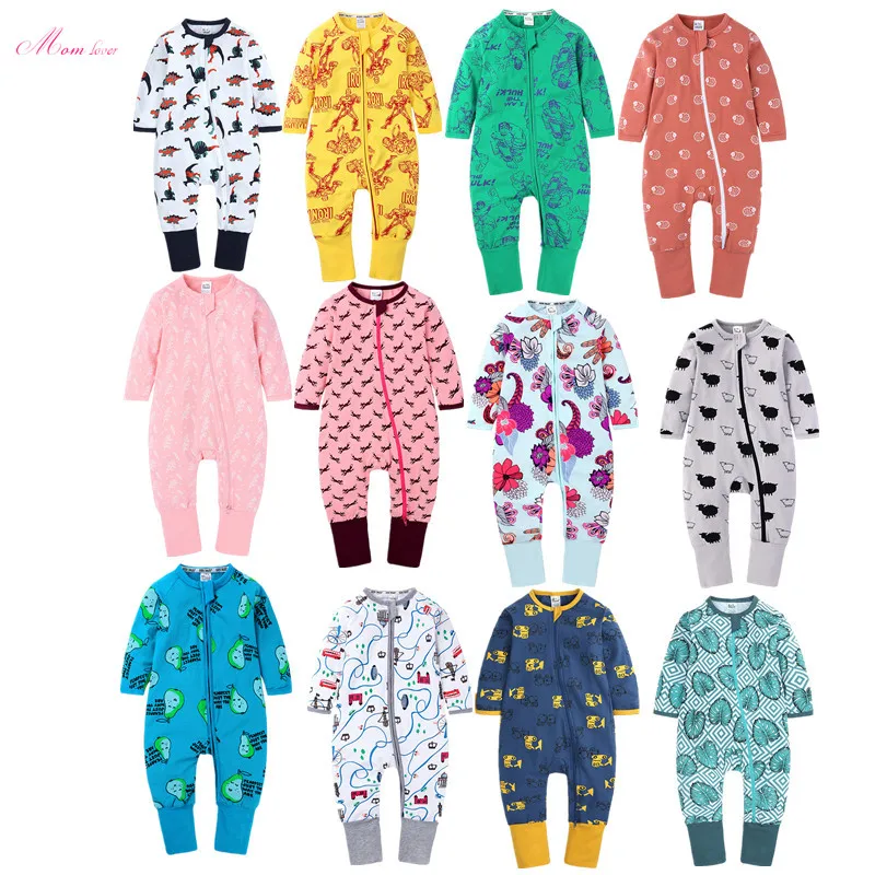 Custom baby clothes Long Sleeves Baby Boys' Rompers Printed Cotton Zipper Baby Onesie
Custom baby clothes Long Sleeves Baby Boys' Rompers Printed Cotton Zipper Baby Onesie