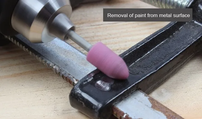 Bullet Sharp Aluminium Oxide Grinding Stone Burr Tips Heads For Rotary Tools