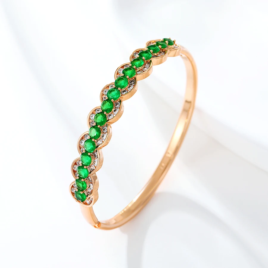 X00025562 XUPING Jewelry Elegant Green Gems Ladies Jewelry Zircon Bracelet Fashion Jewelry Bangles
X00025562 XUPING Jewelry Elegant Green Gems Ladies Jewelry Zircon Bracelet Fashion Jewelry Bangles