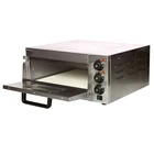 Electric Timer Stone Baking Oven Stainless Steel Double Layers Bakery Oven Commercial Kitchen Pizza Oven