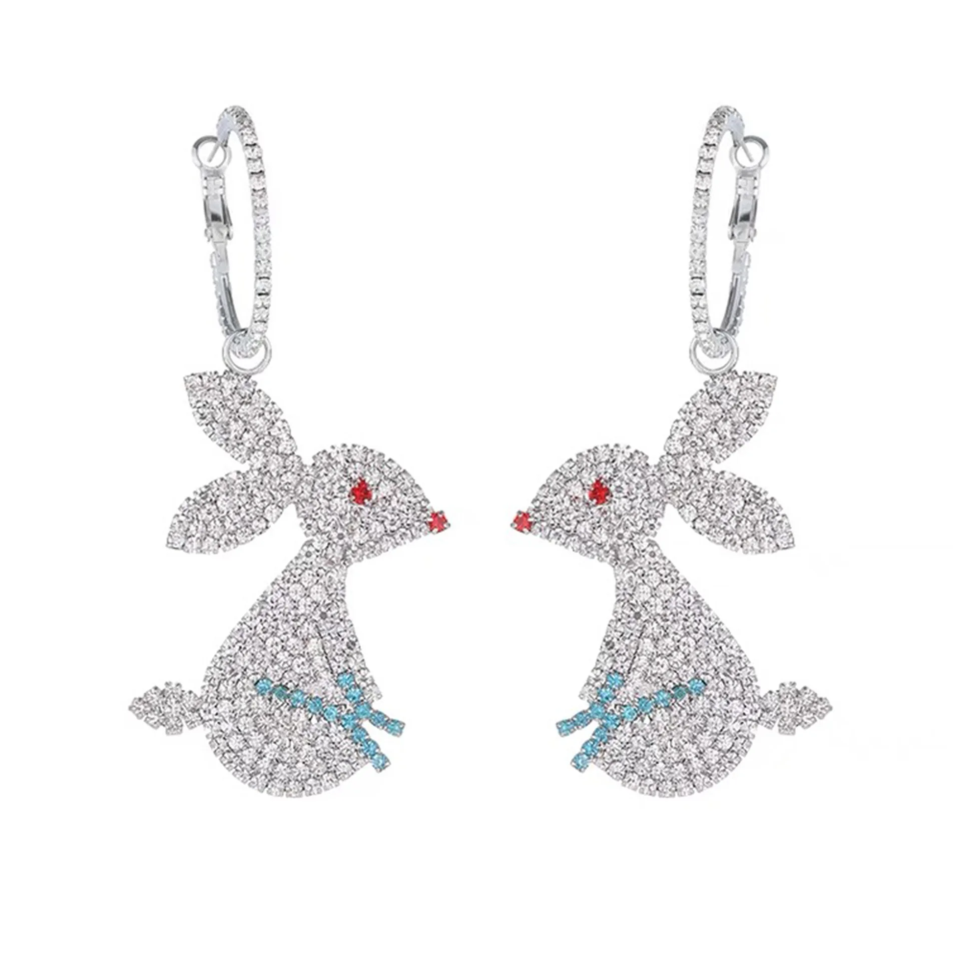 Fashionable Hot Selling Full with Diamond Bunny Earrings Korean Cute Style Rabbit Earrings Jewelry
Fashionable Hot Selling Full with Diamond Bunny Earrings Korean Cute Style Rabbit Earrings Jewelry