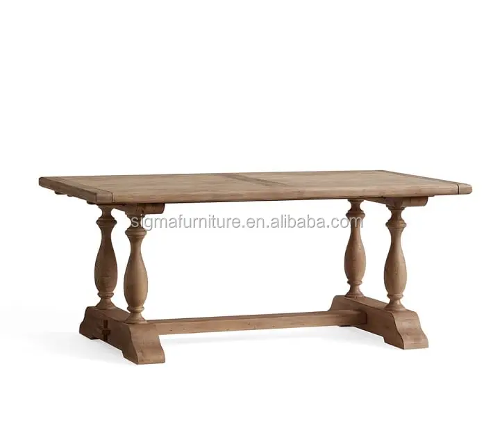 home furniture kitchen dining set rectangular oak Wood Dining Table and Dining Chair