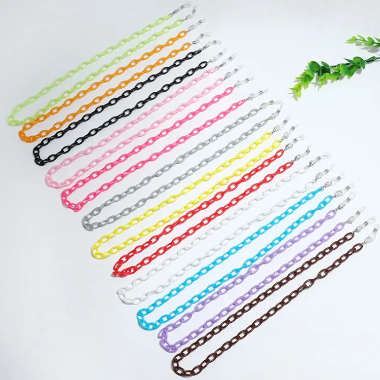 Free Shipping Masking Lanyard Chain Acrilic Chains For Glasses, Red, yellow, blue, purple, black, white, pink, orange, rose red, etc.
Free Shipping Masking Lanyard Chain Acrilic Chains For Glasses, Red, yellow, blue, purple, black, white, pink, orange, rose red, etc.