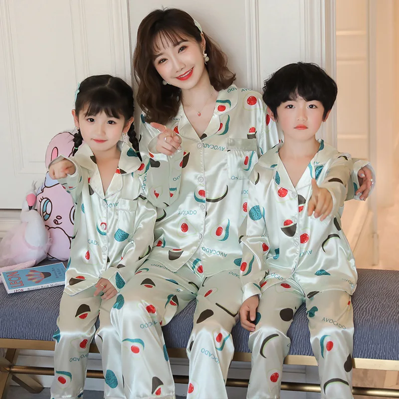Wholesale Family Matching Outfits Satin Night Shirt Kid Pyjama Silk Mommy And Me Sleepwear Mother Daughter Pajama Homewear Women
Wholesale Family Matching Outfits Satin Night Shirt Kid Pyjama Silk Mommy And Me Sleepwear Mother Daughter Pajama Homewear Women