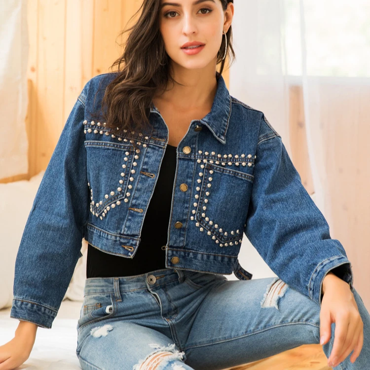 2020 new arrivals fashion trending wholesale diamond decoration women casual crop denim jacket
2020 new arrivals fashion trending wholesale diamond decoration women casual crop denim jacket