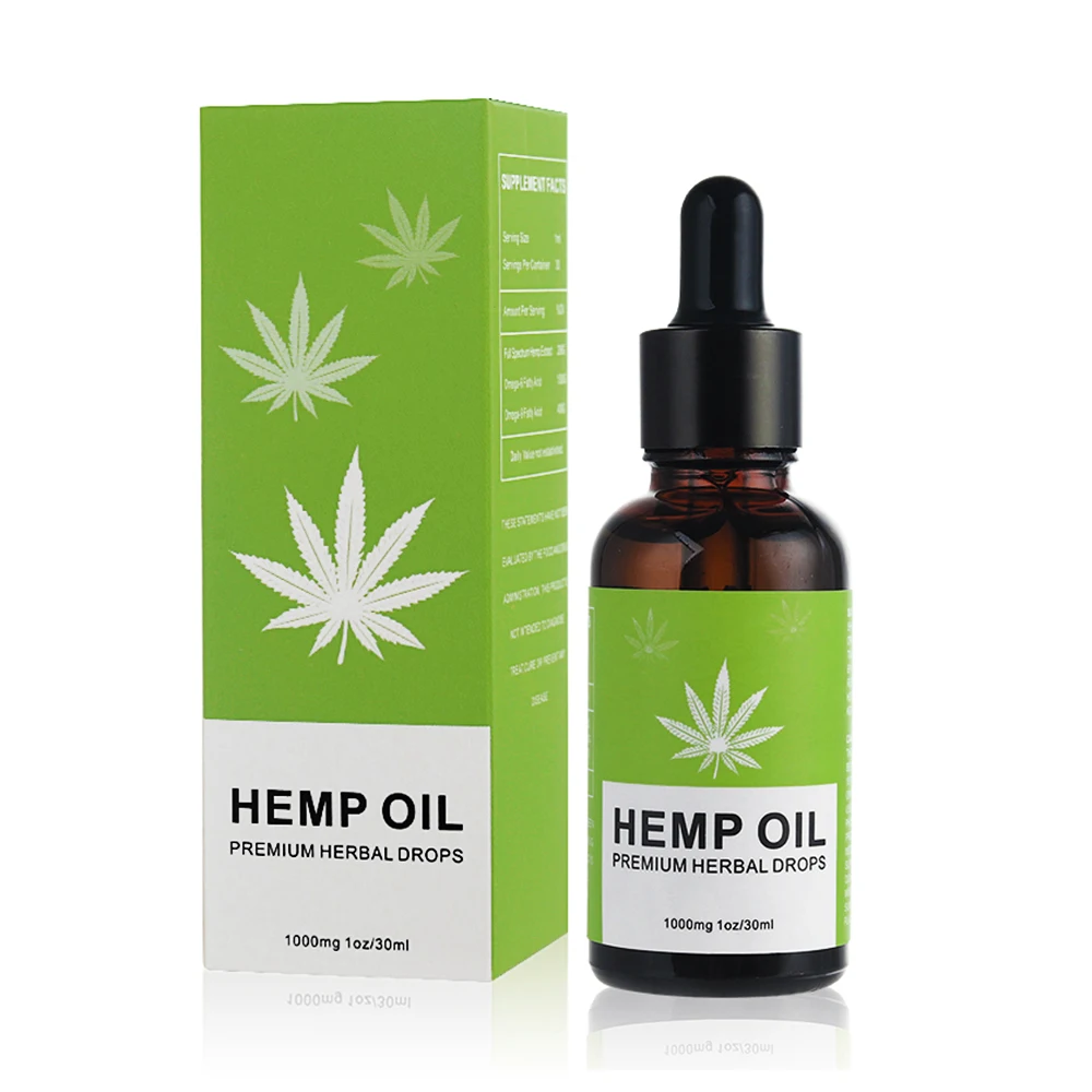 sell natural hemp oil drops 100% pure full spectrum hemp seed