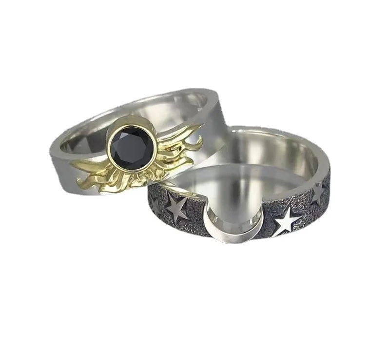 Amazon Hot-Selling Couples Rings Moon Star Gemstone Rings Geometry O Rings For Women Men
Amazon Hot-Selling Couples Rings Moon Star Gemstone Rings Geometry O Rings For Women Men