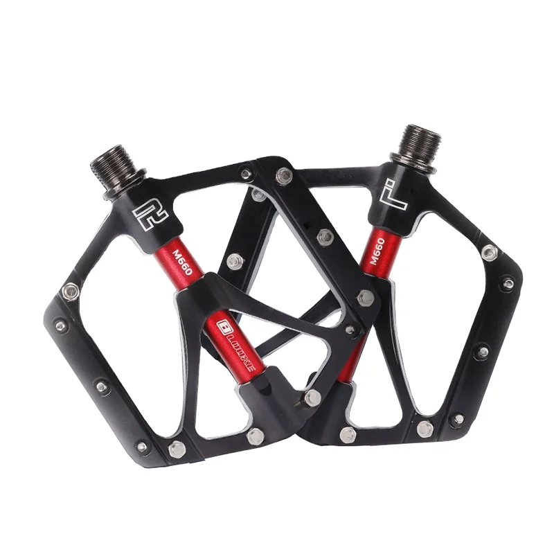 BLOOKE M660 3 Bearing Pedal Aluminum Alloy Non-Slip Folding Ultralight Pedal For Mountain Road Bike ,Bicycle Pedal, 3 color
BLOOKE M660 3 Bearing Pedal Aluminum Alloy Non-Slip Folding Ultralight Pedal For Mountain Road Bike ,Bicycle Pedal, 3 color