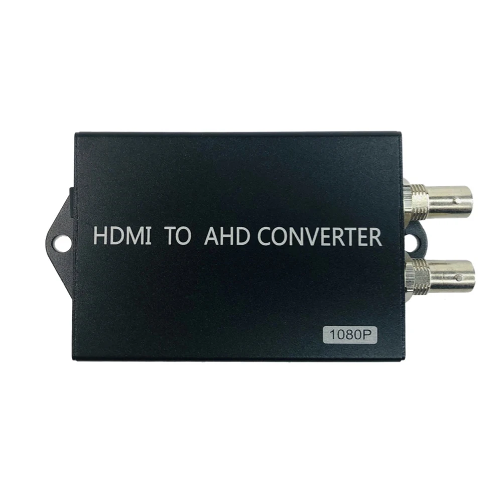 1080P MINI HD-HDMI TO AHD Video Converter With 2 Channel AHD signal Loop out, Black
1080P MINI HD-HDMI TO AHD Video Converter With 2 Channel AHD signal Loop out, Black