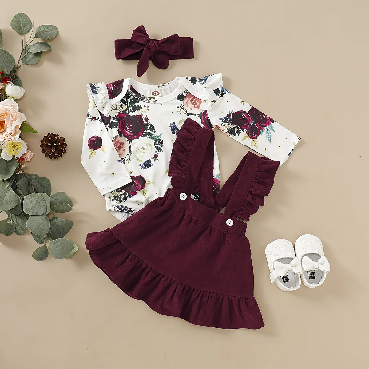 A new Children's baby clothes kids baby clothing sets long sleeve dress girls fall 2021, Wine red
A new Children's baby clothes kids baby clothing sets long sleeve dress girls fall 2021, Wine red