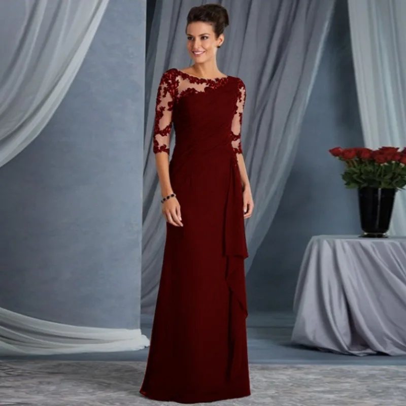 New Fashion Women Girls Europe Lace Transparent O-neck Half Sleeve Slim Dresses Hot Sell Pencil Evening Party Cocktail Dress
New Fashion Women Girls Europe Lace Transparent O-neck Half Sleeve Slim Dresses Hot Sell Pencil Evening Party Cocktail Dress