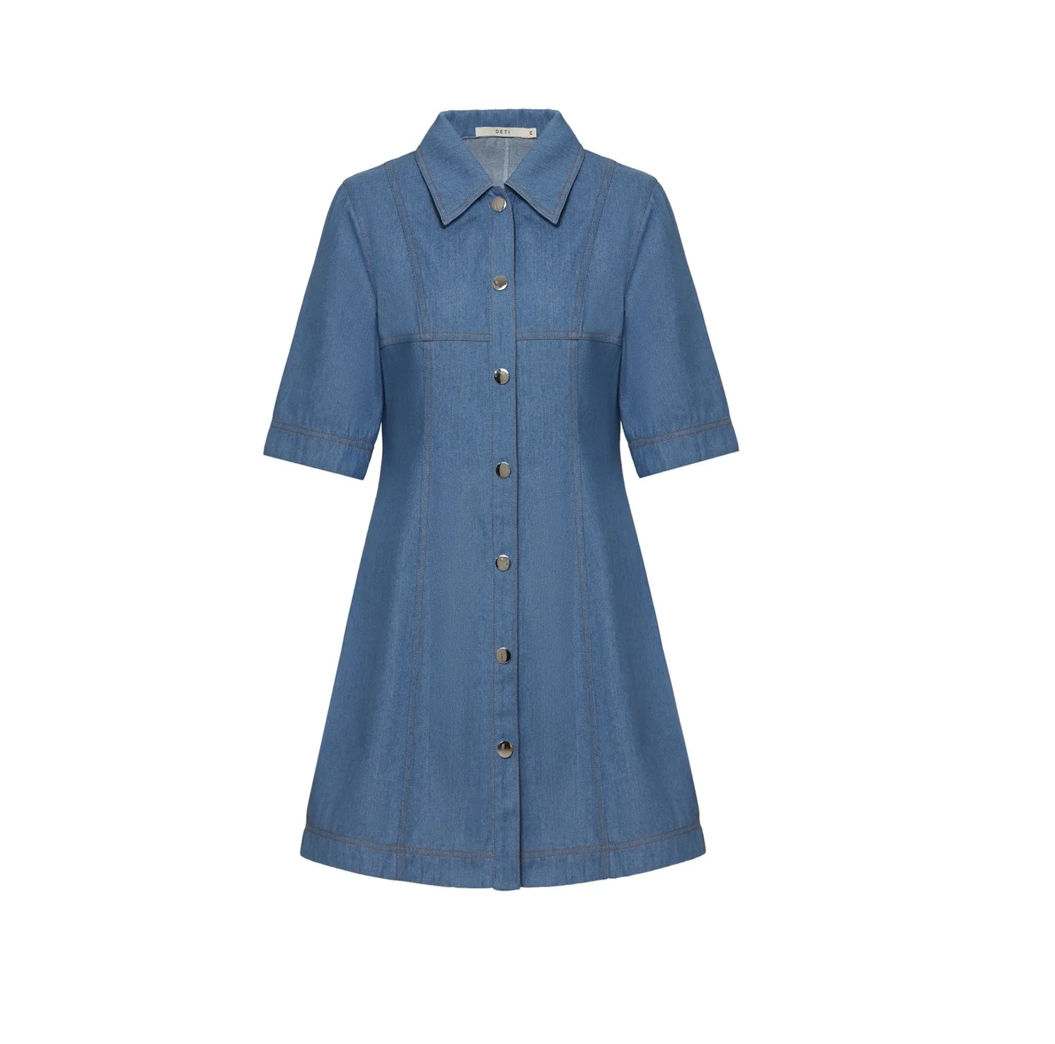 Advantageous price fashionable denim casual shirt dress for young women short sleeve summer ladies
Advantageous price fashionable denim casual shirt dress for young women short sleeve summer ladies