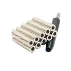 Neodymium magnet circular rare earth magnet with side perforated or punch holes