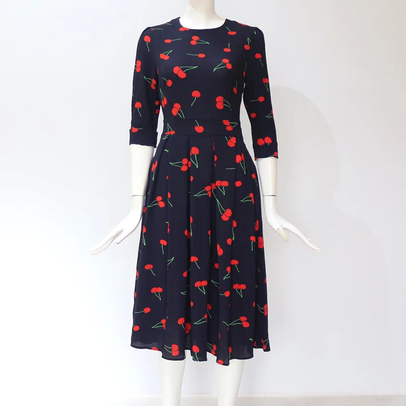 2020 New Arrival summer half sleeve o-neck floral print chiffon women ladies casual dresses
2020 New Arrival summer half sleeve o-neck floral print chiffon women ladies casual dresses