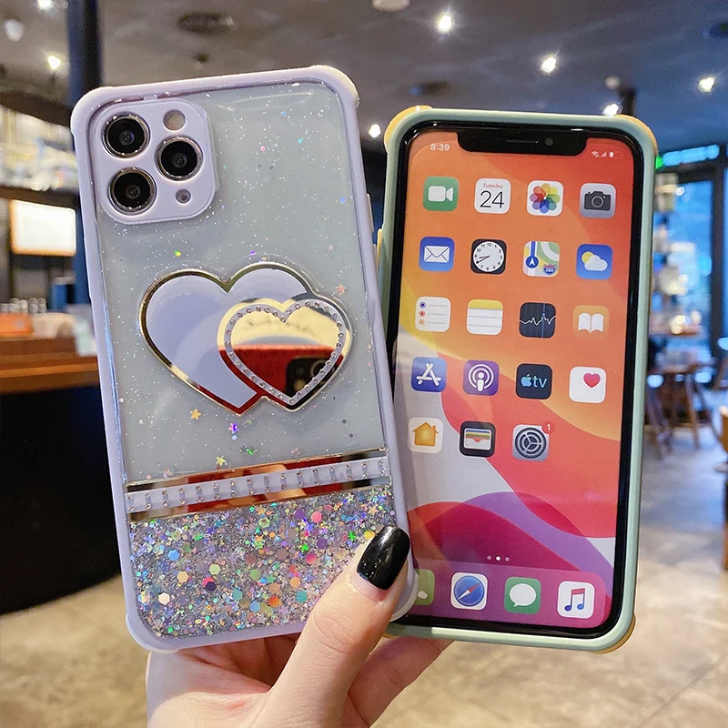 2021 New Shiny Loving Heart Design Soft TPU Mobile Back Cover for mi note 9 women phone case, Matcha green / dark green / yellow / purple / orange / black
2021 New Shiny Loving Heart Design Soft TPU Mobile Back Cover for mi note 9 women phone case, Matcha green / dark green / yellow / purple / orange / black