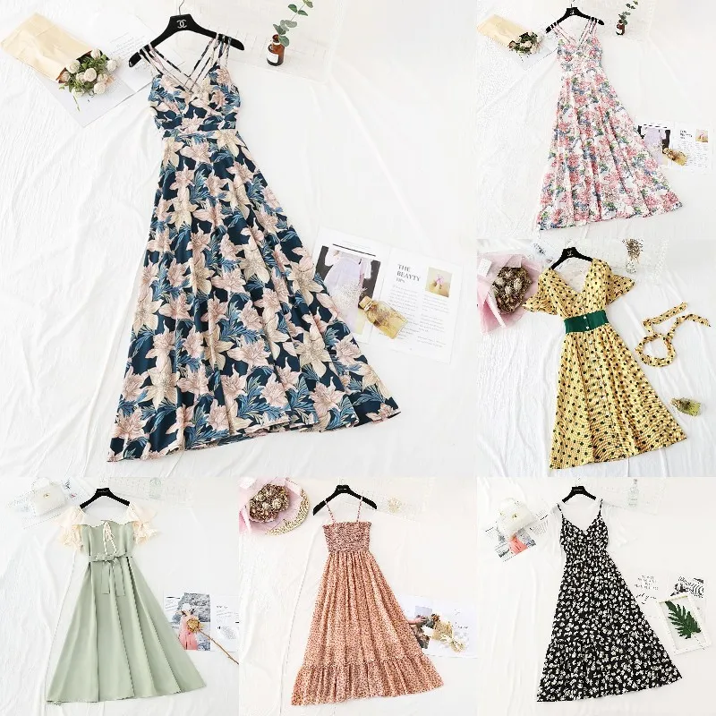 Factory wholesale ladies dress hot selling halter chiffon dress fabric, Customized color
Factory wholesale ladies dress hot selling halter chiffon dress fabric, Customized color