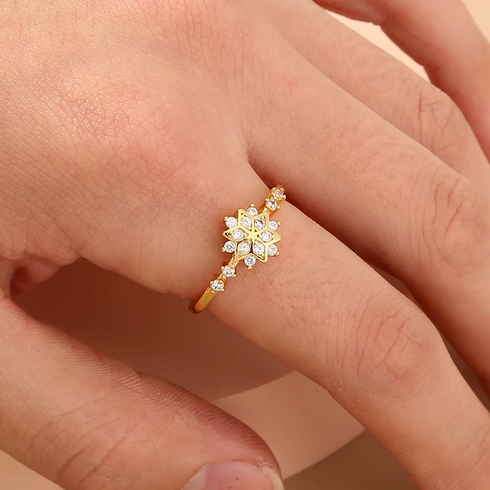 Women Custom Knuckle 18K Gold Plated Wedding Rings Jewelry Fashion Design Engagement Zircon Diamond Flower Ring For Girls
Women Custom Knuckle 18K Gold Plated Wedding Rings Jewelry Fashion Design Engagement Zircon Diamond Flower Ring For Girls