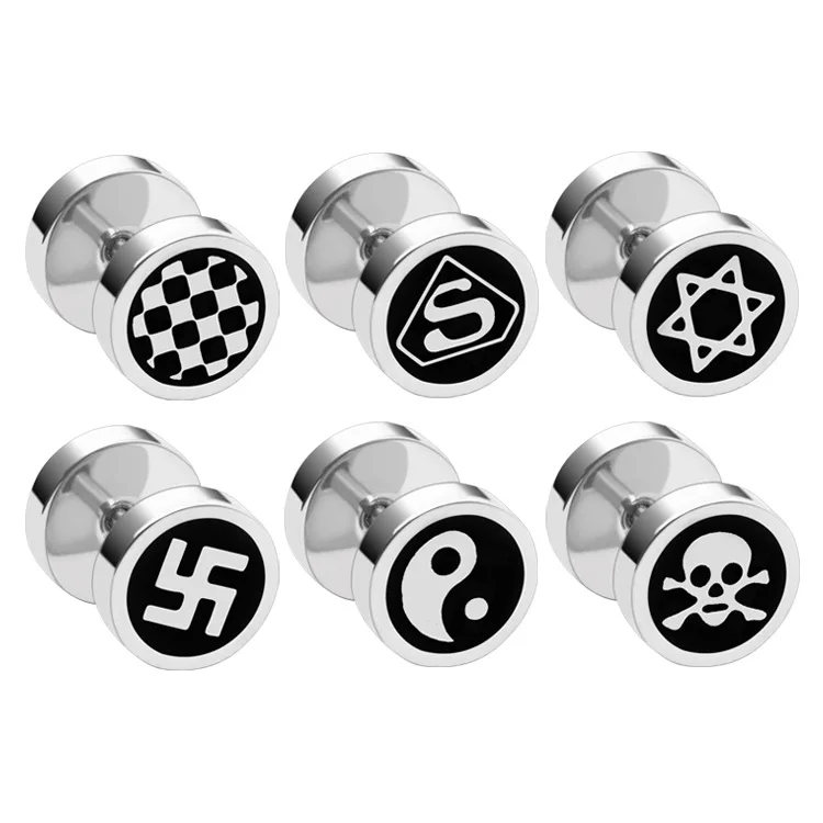 Korean Style Fashion Non-pierced Magnetic Stud Earrings Stainless Steel Men Six Pointed Star Earrings with Enamel
Korean Style Fashion Non-pierced Magnetic Stud Earrings Stainless Steel Men Six Pointed Star Earrings with Enamel