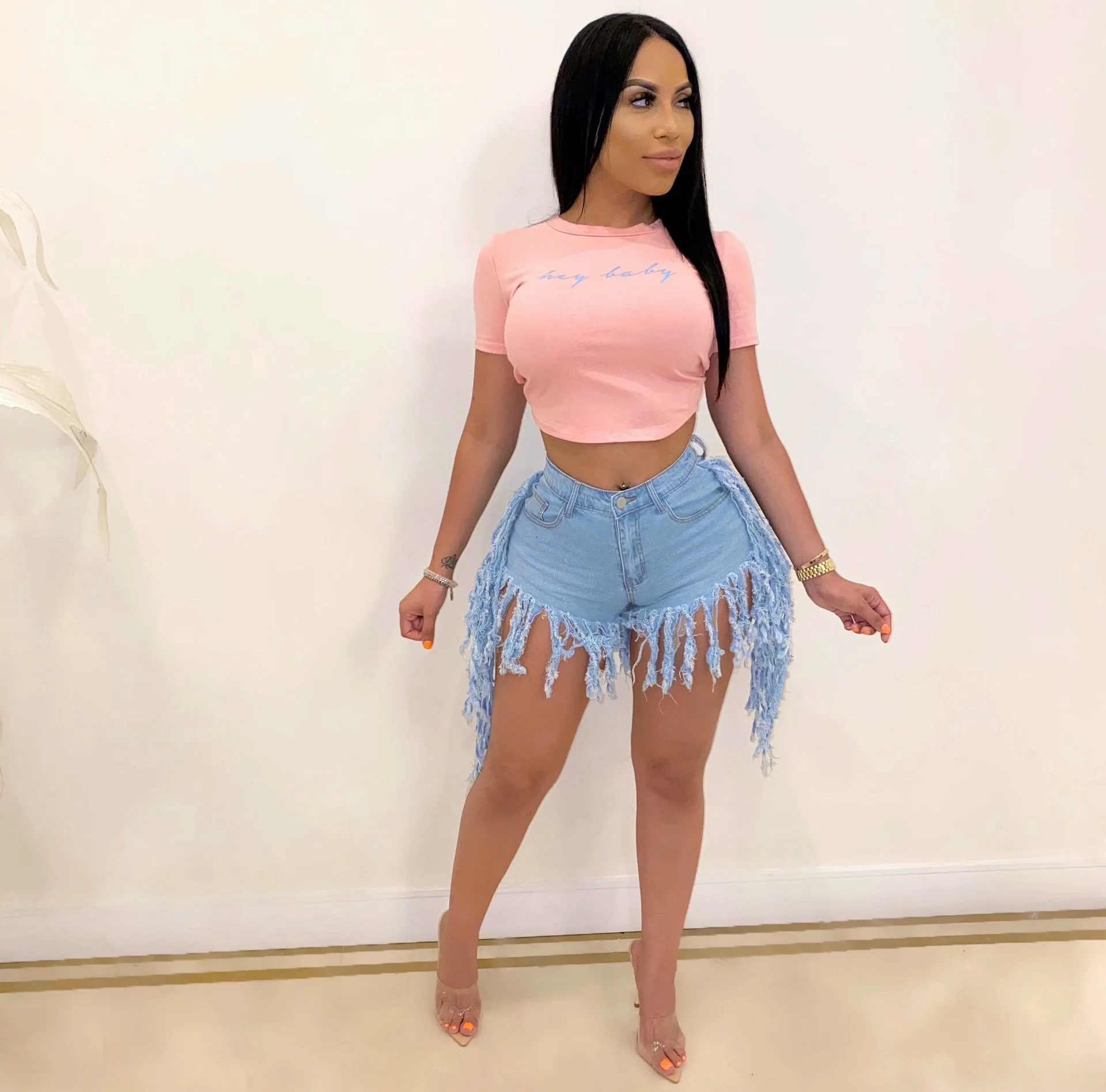 fashion high street cut off tassel jean shorts women 6 color plus size solid color denim hot shorts streetwear clothes 2020, Blue,yellow,black,purple
fashion high street cut off tassel jean shorts women 6 color plus size solid color denim hot shorts streetwear clothes 2020, Blue,yellow,black,purple