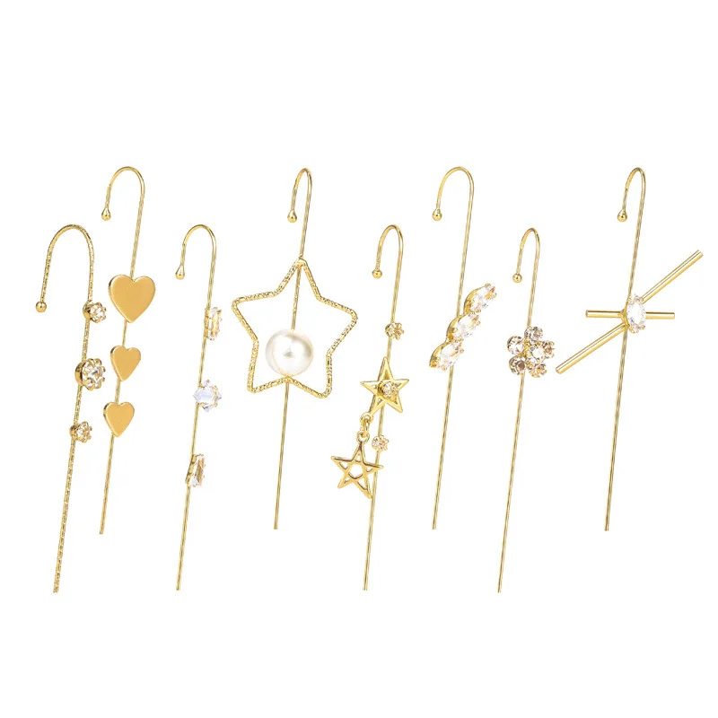 Ear Cuff Crawler Hook Earrings Piercing Ear Wrap Gold Pearl Cubic Zirconia Hoop Earrings Gift for Women Girls
Ear Cuff Crawler Hook Earrings Piercing Ear Wrap Gold Pearl Cubic Zirconia Hoop Earrings Gift for Women Girls