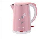 Pink Electric Electric Electric Electric Kettle Kitchen Appliances 1.8l Hotel Pink Electric Water Kettle Tray Set