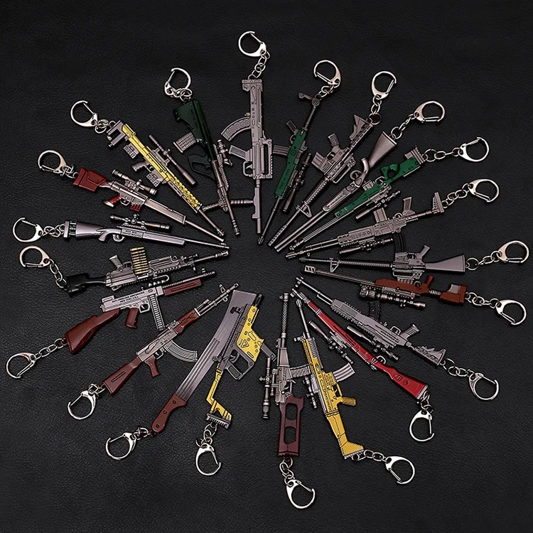 Super Hot Gun Game Keychain Weapon Model Special Design Gun Design Keychain Metal For Man and Woman
Super Hot Gun Game Keychain Weapon Model Special Design Gun Design Keychain Metal For Man and Woman