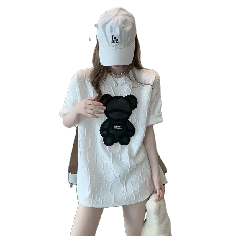 EasyGarment Spring Summer 2021 Casual Streetwear Hip Hop Tee Oversize Loose Short Sleeve Drop Shoulder Women T Shirt
EasyGarment Spring Summer 2021 Casual Streetwear Hip Hop Tee Oversize Loose Short Sleeve Drop Shoulder Women T Shirt