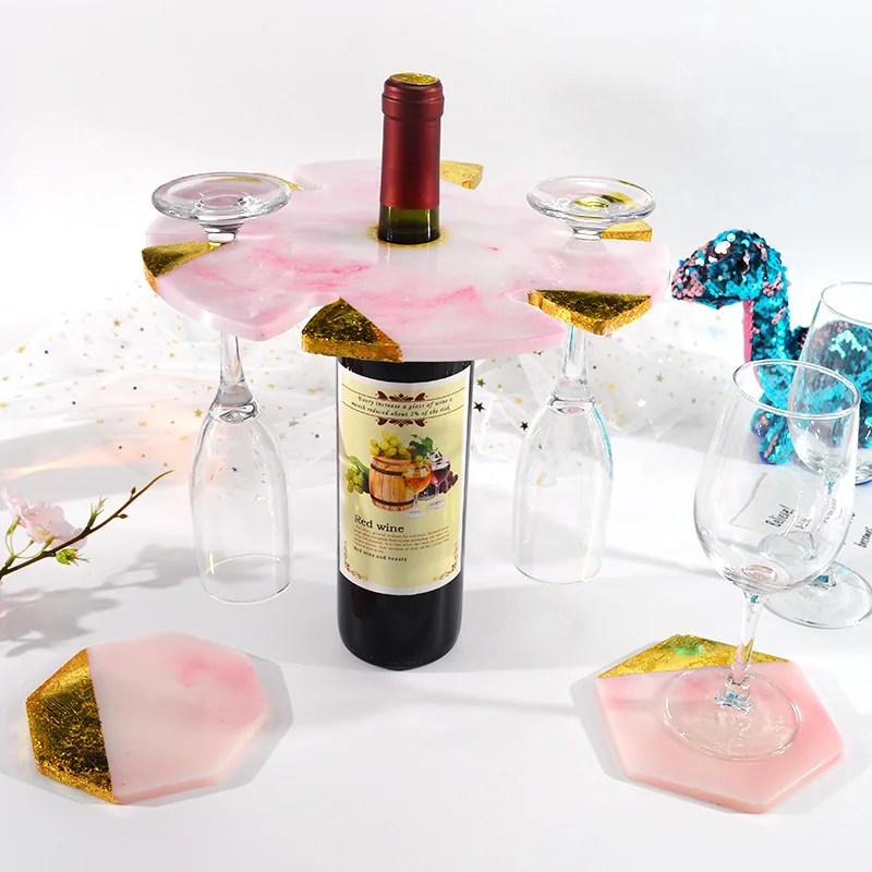 DIY Wine Rack Holder Silicone Mold Epoxy Resin Casting Wine Tray Mold Silicone Resin Coaster Geometric Round Wine Rack Mold
DIY Wine Rack Holder Silicone Mold Epoxy Resin Casting Wine Tray Mold Silicone Resin Coaster Geometric Round Wine Rack Mold