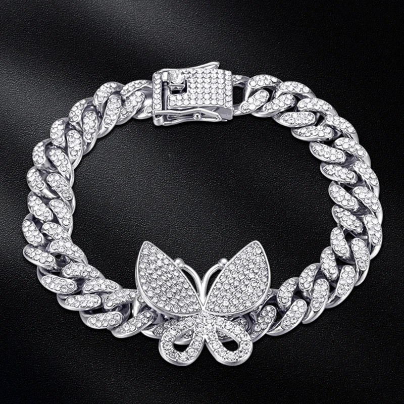 Wholesale Hip Hop 12mm Iced Out Chain Gold Plated Necklace Bracelet Cuban Link Men Diamond Jewelry CZ Bling Butterfly
Wholesale Hip Hop 12mm Iced Out Chain Gold Plated Necklace Bracelet Cuban Link Men Diamond Jewelry CZ Bling Butterfly