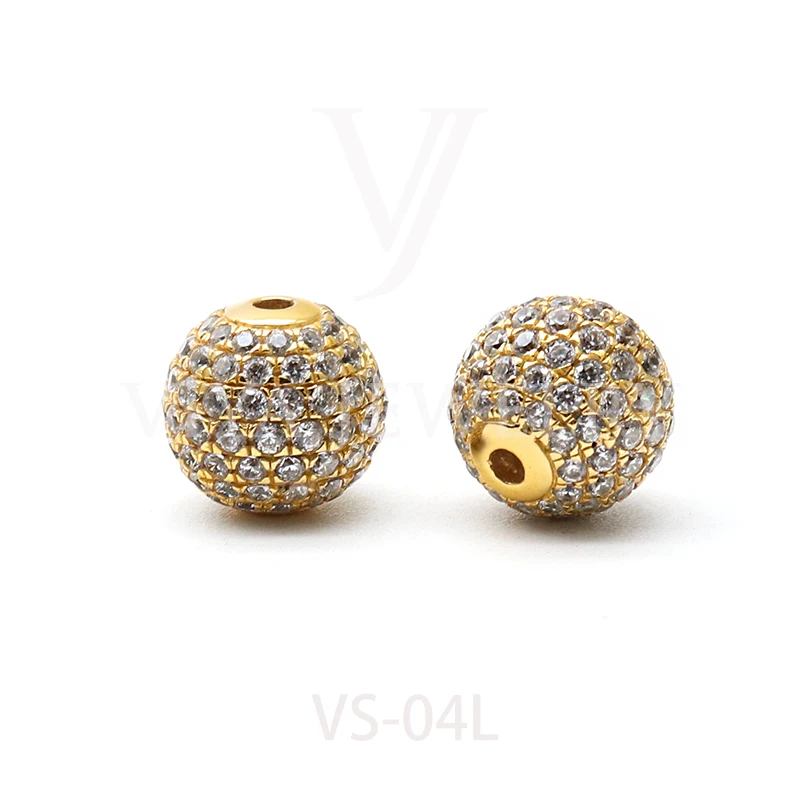 2021 Viya Jewelry Hot Selling S925 Silver Pave Ball Beads with Micro CZ Stone for Jewelry Making, Silver/black/gold/rose gold
2021 Viya Jewelry Hot Selling S925 Silver Pave Ball Beads with Micro CZ Stone for Jewelry Making, Silver/black/gold/rose gold