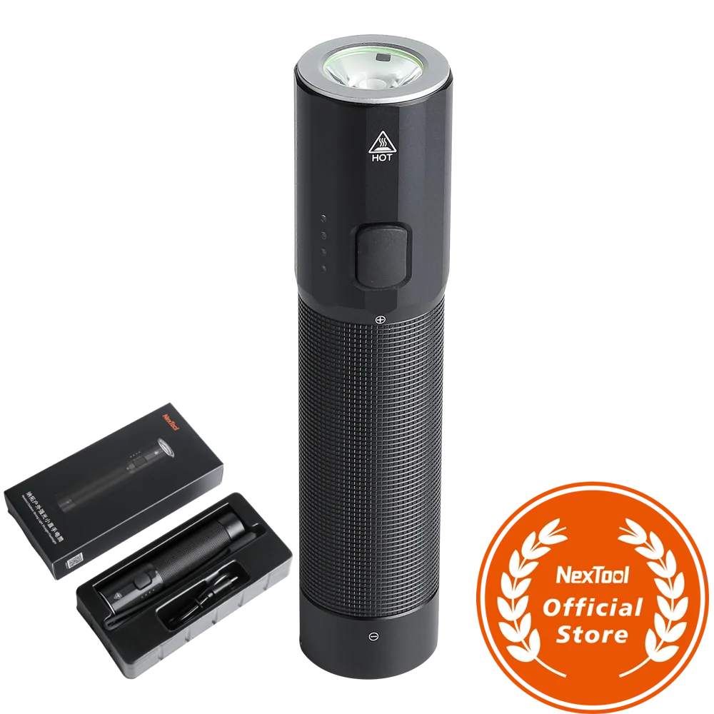 NexTool Outdoor E-Star 1200lm High Lumen Power Bank 190M IPX4 Strobe Lighting Type-C rechargeable mini flashlight
NexTool Outdoor E-Star 1200lm High Lumen Power Bank 190M IPX4 Strobe Lighting Type-C rechargeable mini flashlight