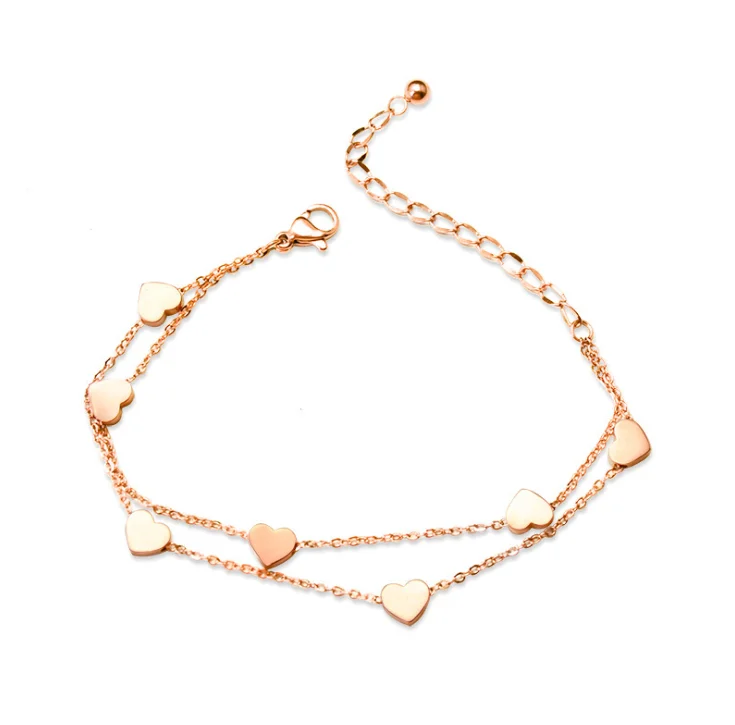 2021 new design rose gold bracelet female net red bracelet students Korean version of simple Ins layered design personality
2021 new design rose gold bracelet female net red bracelet students Korean version of simple Ins layered design personality