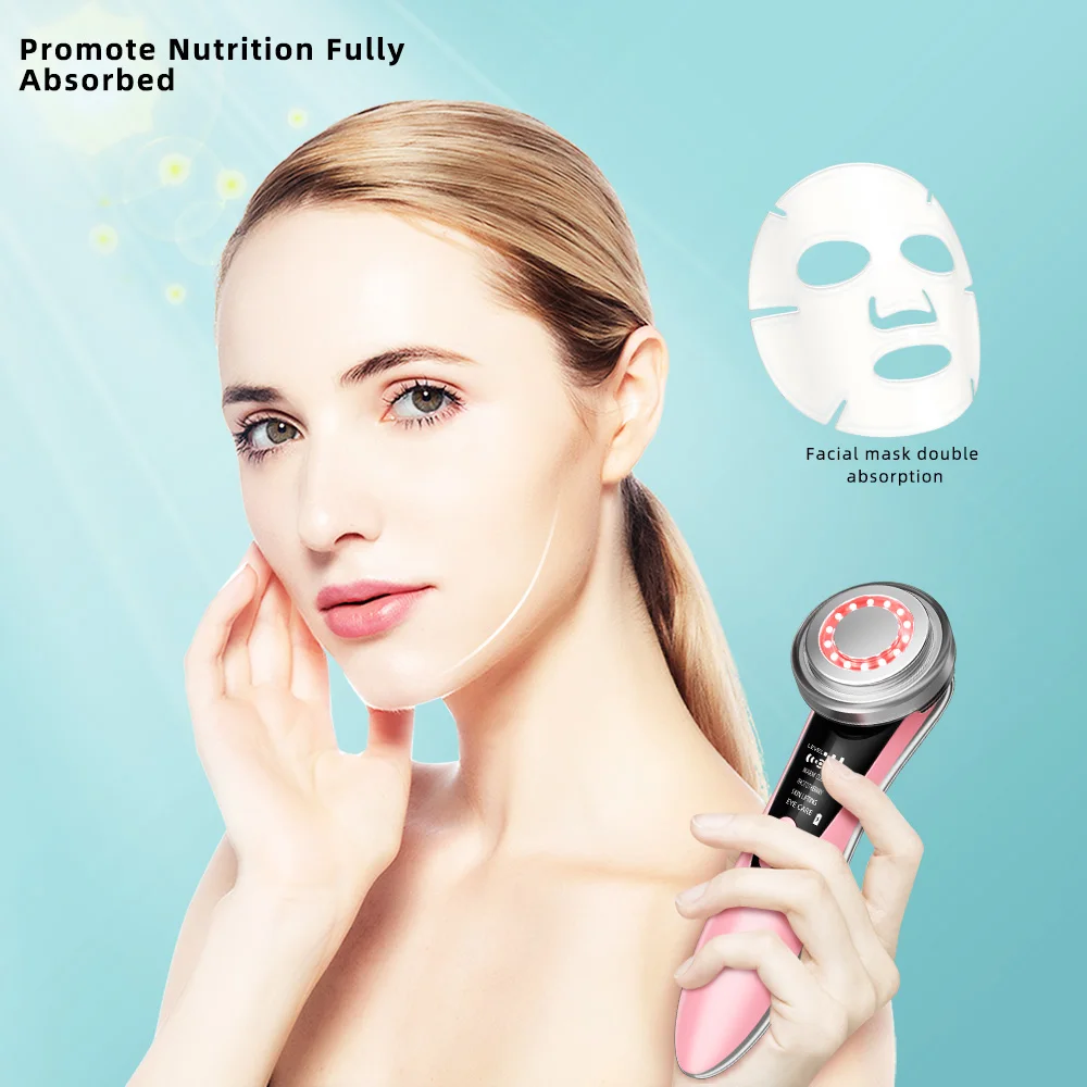 Hot Product 2021 Portable Skin Care Ultrasonic Massage Device Facial Skin Led Face Massager, White, pink
Hot Product 2021 Portable Skin Care Ultrasonic Massage Device Facial Skin Led Face Massager, White, pink