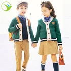 Design Spring Season Student Uniform Sweater Dress Pants Shirts Kid School Uniform For Nursery Primary