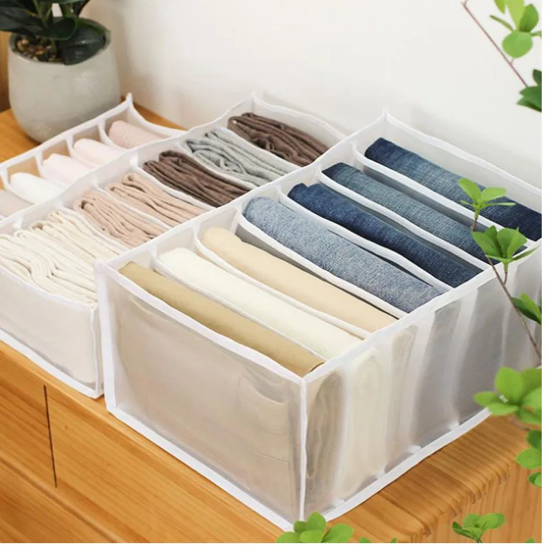 Mesh Jeans Washable Drawer Storage Box Folding and Separating Organizing Box Folding and Separating Organizing Box, Customized color
Mesh Jeans Washable Drawer Storage Box Folding and Separating Organizing Box Folding and Separating Organizing Box, Customized color