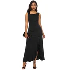 S3262 2019 New Summer Casual Dress Women Celebrity Sleeveless Sequined Sexy Night Out Party Dress Elegant Women Bodycon