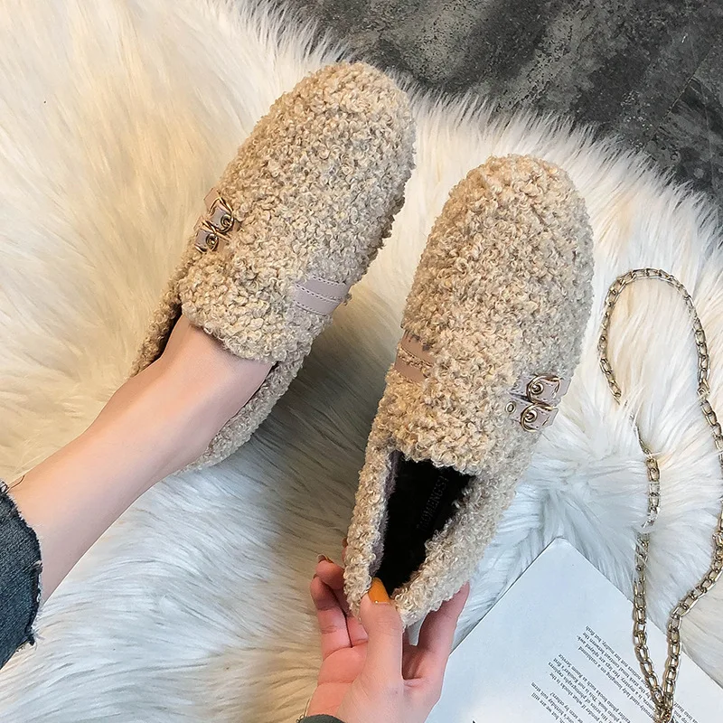 2020 Women Fluffy Loafer Shoes Women Wool Winter Slide Furry Shoes Ladies New Flat Fluffy Sneakers
2020 Women Fluffy Loafer Shoes Women Wool Winter Slide Furry Shoes Ladies New Flat Fluffy Sneakers