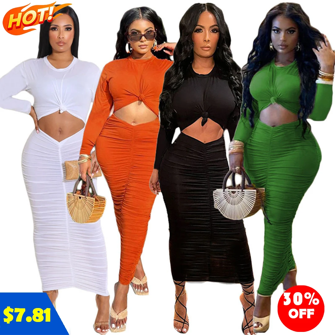 fall 2021 women clothes Autumn new women's long sleeve sexy belly pleated stacked dress fall clothing for women, As picture
fall 2021 women clothes Autumn new women's long sleeve sexy belly pleated stacked dress fall clothing for women, As picture