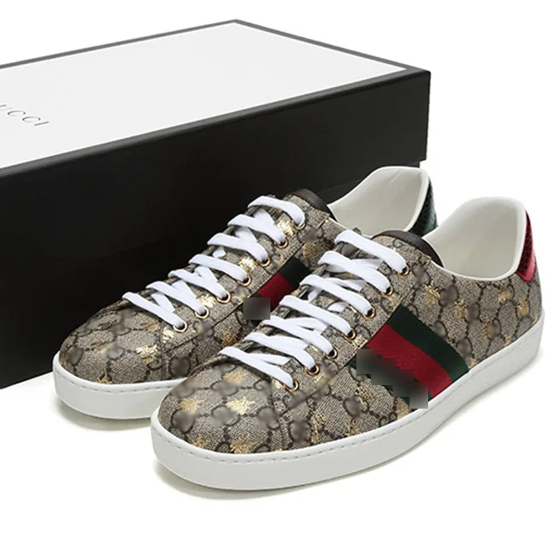 Custom Gg Snekers Wholesale Replica Designer Golden Bee Print GG Shoes Luxary Pattern Embroidery Guccys- Shoe
Custom Gg Snekers Wholesale Replica Designer Golden Bee Print GG Shoes Luxary Pattern Embroidery Guccys- Shoe