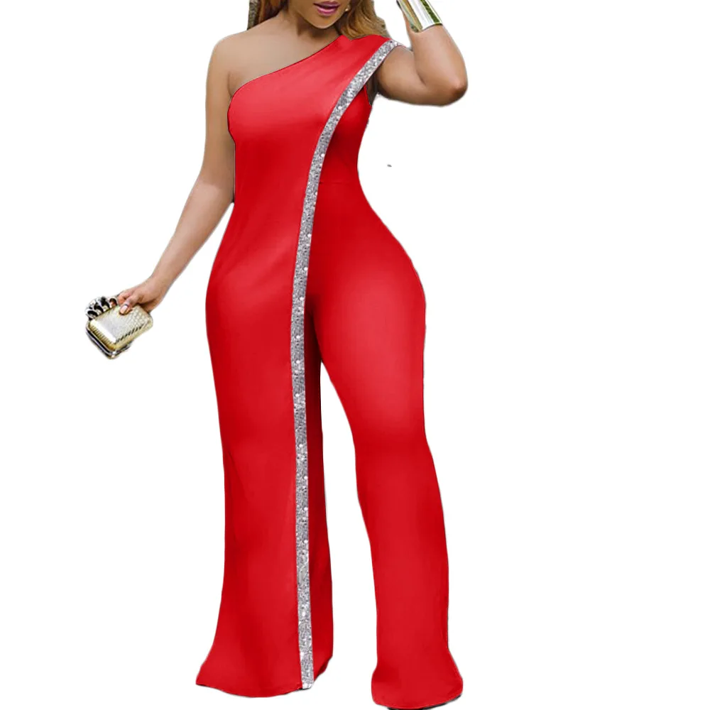 New Style Bright Side Fashion Jumpsuit One Shoulder African Plus Size Women's Trousers, Picture color
New Style Bright Side Fashion Jumpsuit One Shoulder African Plus Size Women's Trousers, Picture color