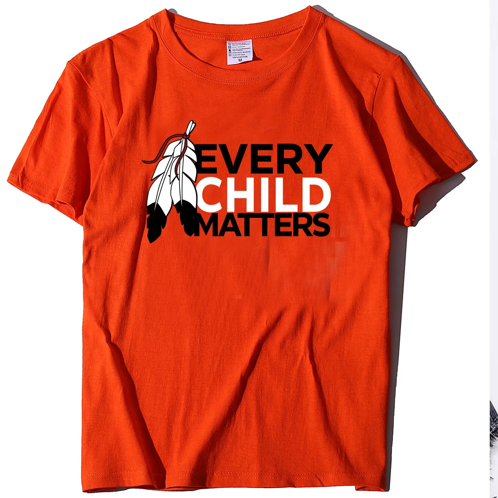 Every Child Matters Print Women T-shirt 2021 Summer Loose Ladies Tee Shirt Femme Plus Size Short Sleeve Casual Top Woman Clothes
Every Child Matters Print Women T-shirt 2021 Summer Loose Ladies Tee Shirt Femme Plus Size Short Sleeve Casual Top Woman Clothes