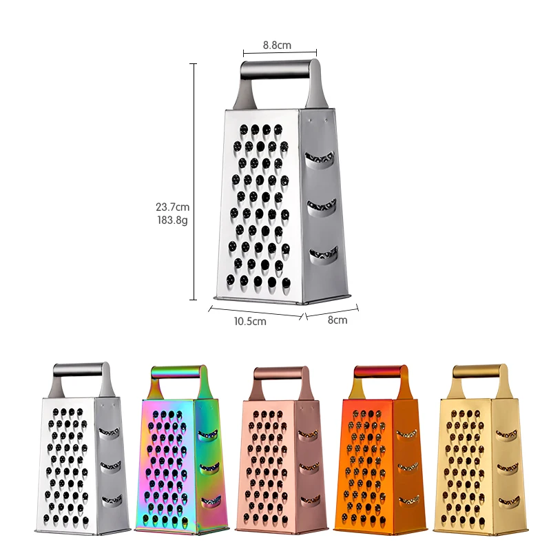 Kitchen Accessories 4 in 1 Multifunction Stainless Steel Potato Peeler Manual Vegetable Cutters, Silver,gold,rose gold,rainbow
Kitchen Accessories 4 in 1 Multifunction Stainless Steel Potato Peeler Manual Vegetable Cutters, Silver,gold,rose gold,rainbow
