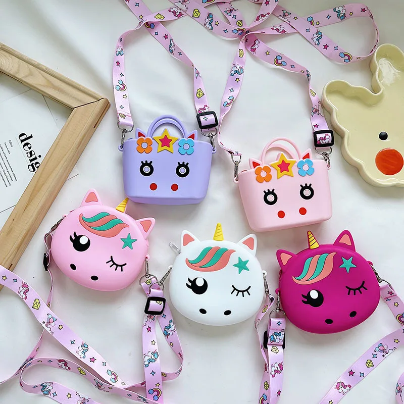 pink unicorn gift hand bags crossbody shoulder bag silicone kids unicorn purse for kids girls
pink unicorn gift hand bags crossbody shoulder bag silicone kids unicorn purse for kids girls