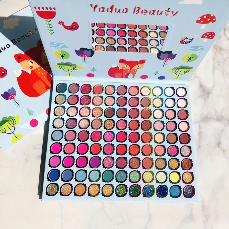 Popular 99 Colors Bling Shimmer Eye shadow Private Label High Pigment Glitter Eye Shadow Palette for eye shadow makeup
Popular 99 Colors Bling Shimmer Eye shadow Private Label High Pigment Glitter Eye Shadow Palette for eye shadow makeup