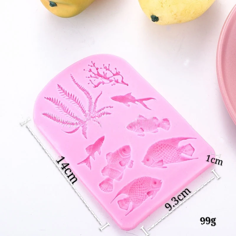 Ocean Series Cake Decoration Silicone Fondant Mold for Baking Pastry Cake Tools Bakeware Mould Making 3d Crafts Molds Accessorie
Ocean Series Cake Decoration Silicone Fondant Mold for Baking Pastry Cake Tools Bakeware Mould Making 3d Crafts Molds Accessorie